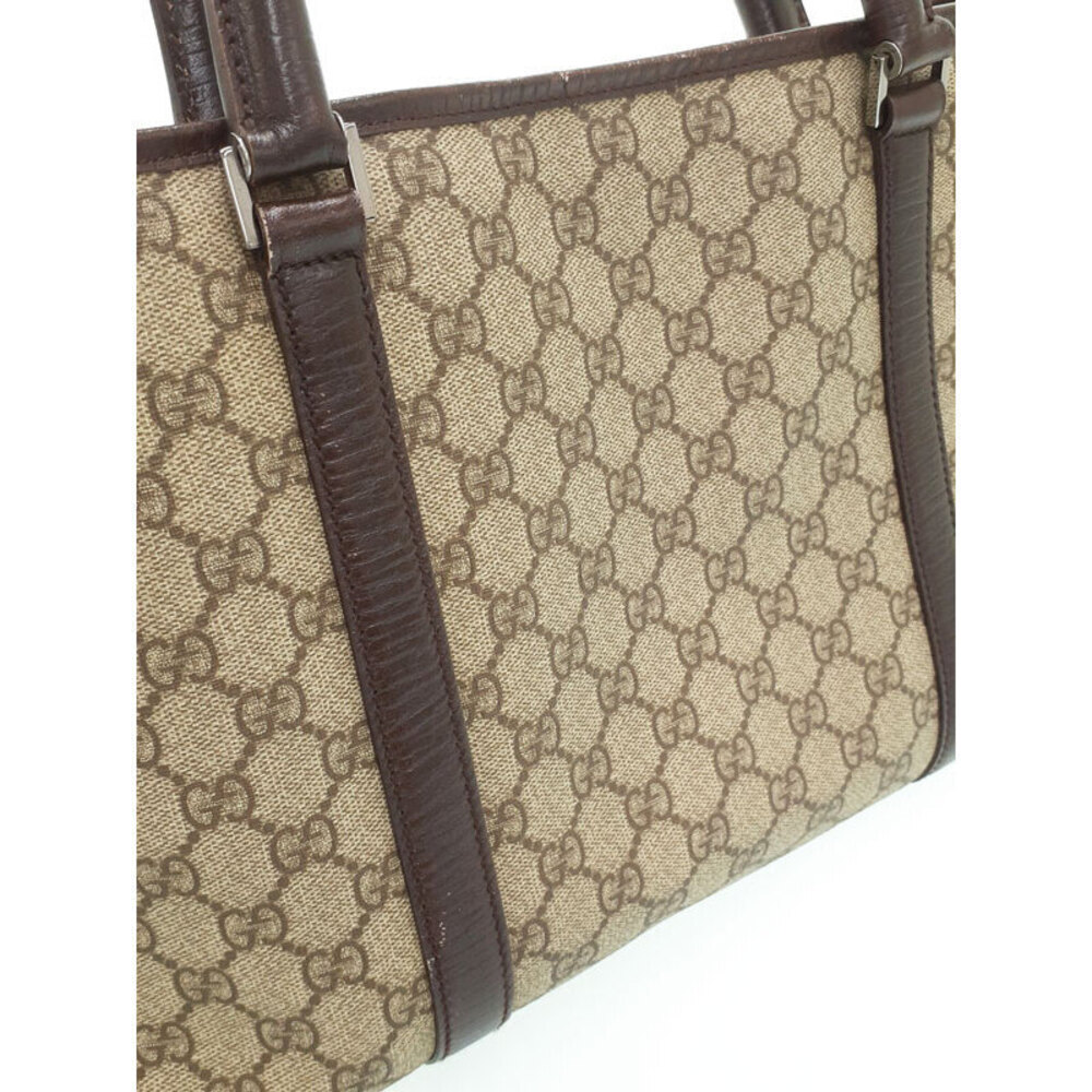 Gucci GG Supreme Canvas Tote Brown - Picture 9 of 9